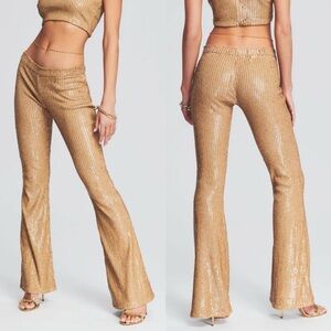 NWT Retrofete Julien Sequin Knit Pant, S